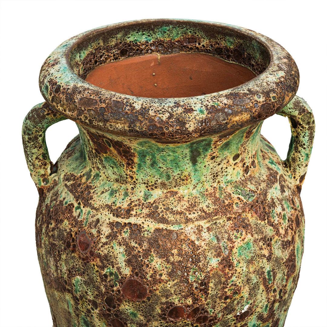 Atlantic Glazed Greenish Pot