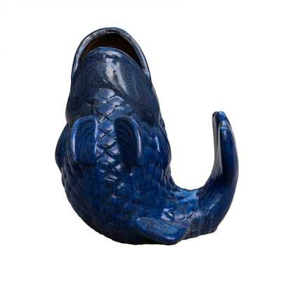 Outdoor Glazed Fontana Fish Pot