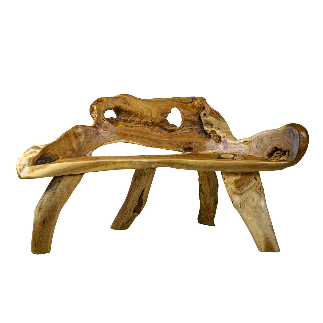 Colette Teak Wood Bench