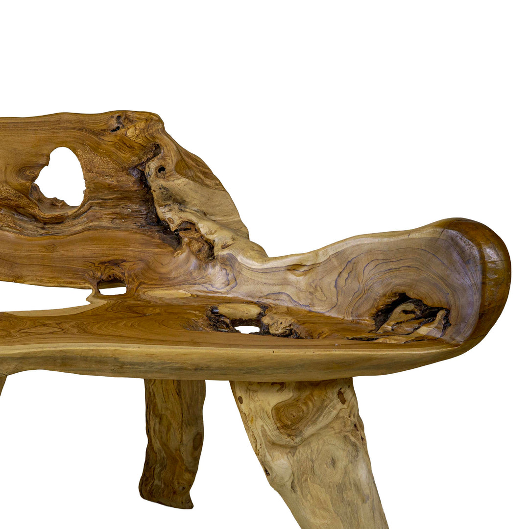 Colette Teak Wood Bench