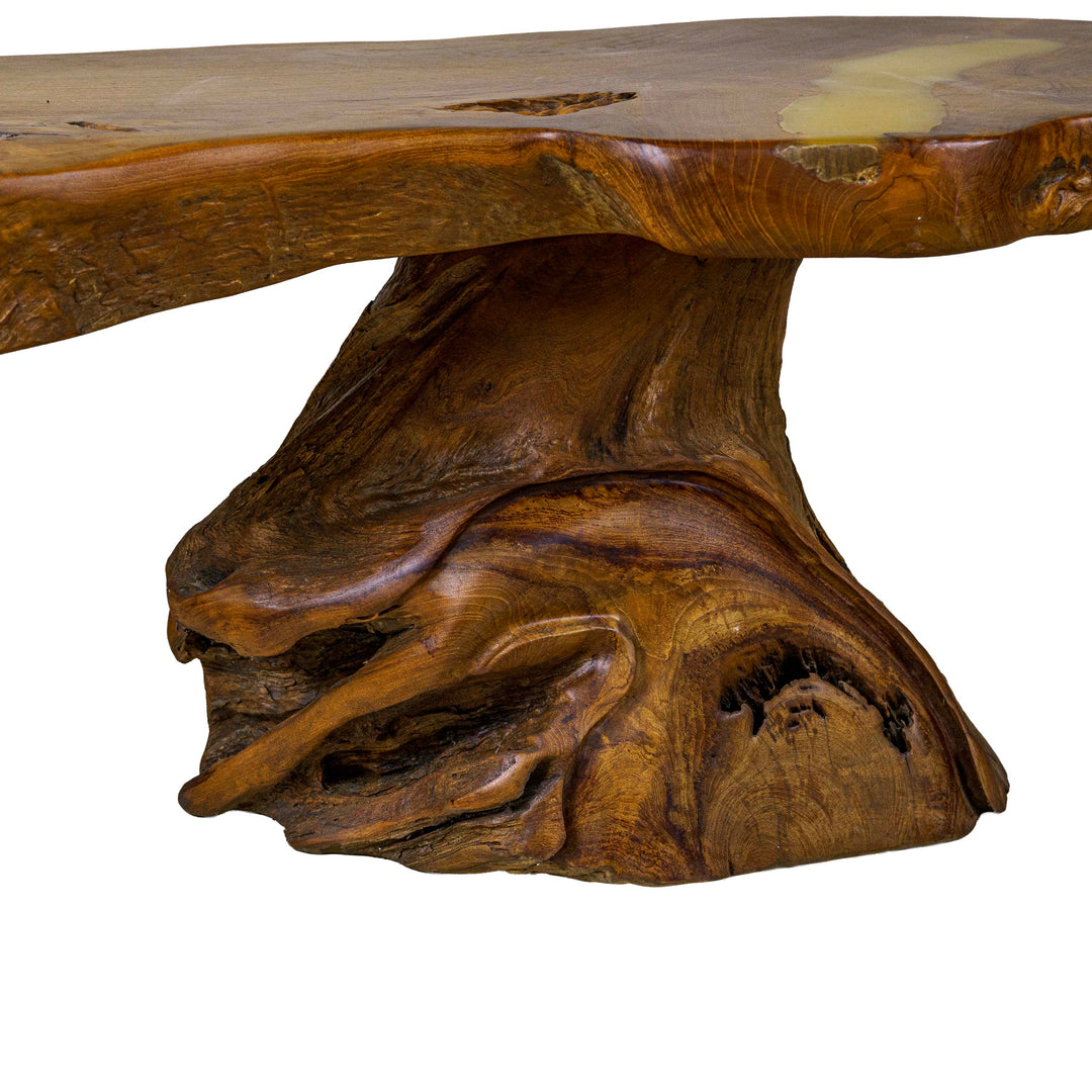 Colette Coffee Table with Long Resin