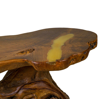 Colette Coffee Table with Long Resin