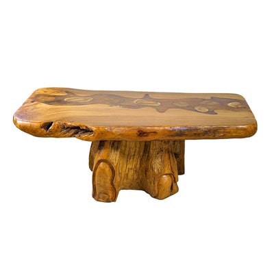Colette Coffee Table with Long Resin