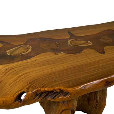 Colette Coffee Table with Long Resin