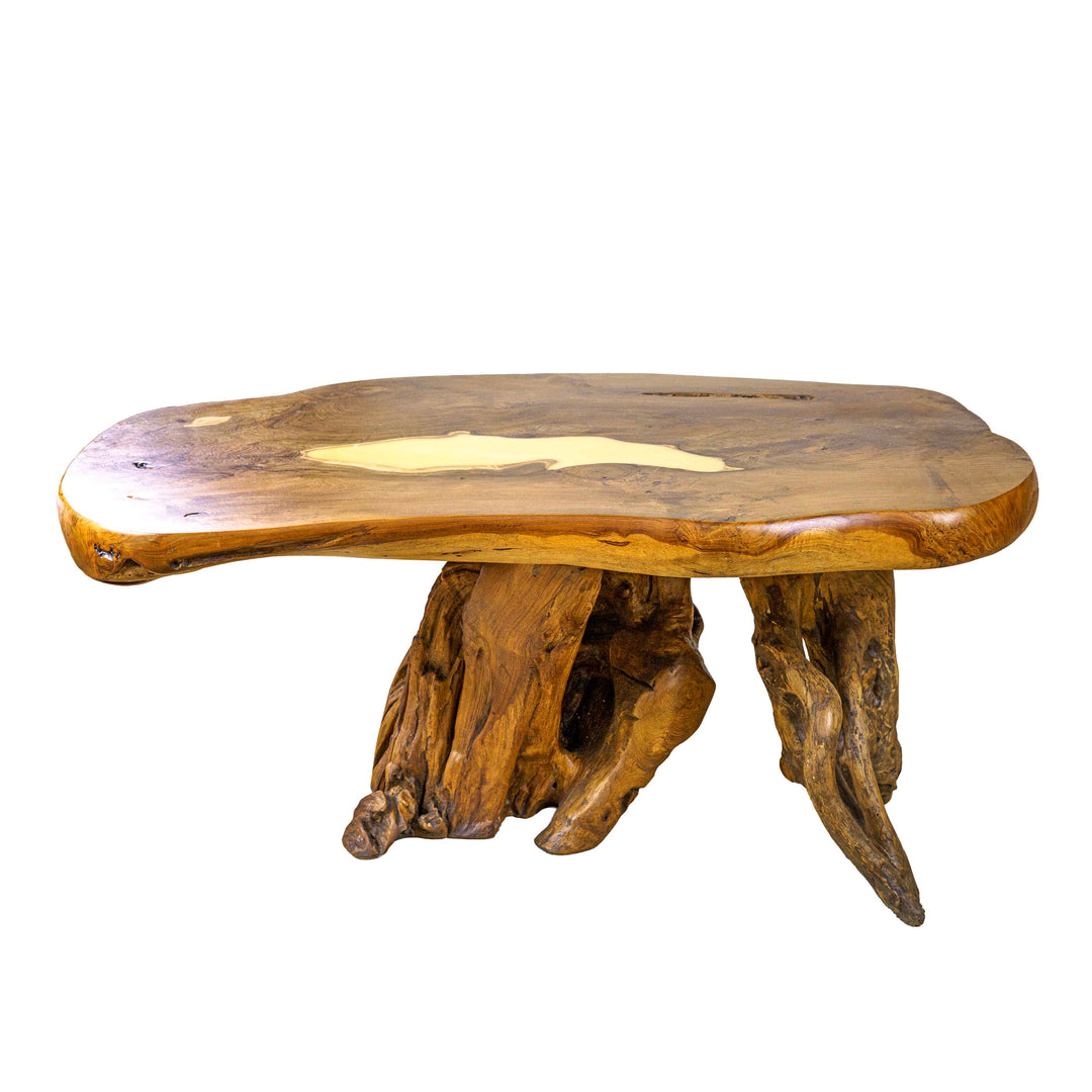 Colette Coffee Table with Long Resin