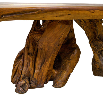 Colette Coffee Table with Long Resin