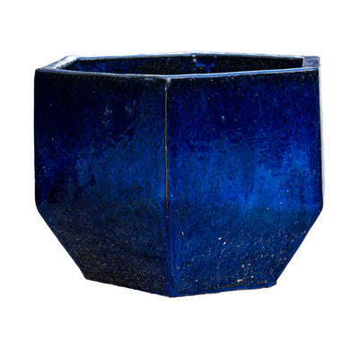 Outdoor Gemini Glazed Pot