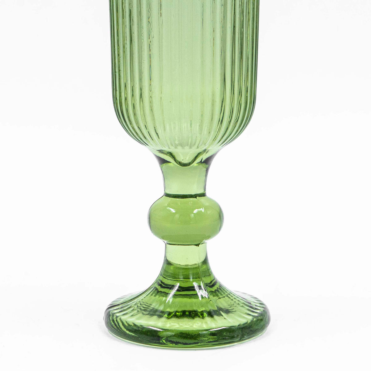 Layla Fluted Sling Glass - Green