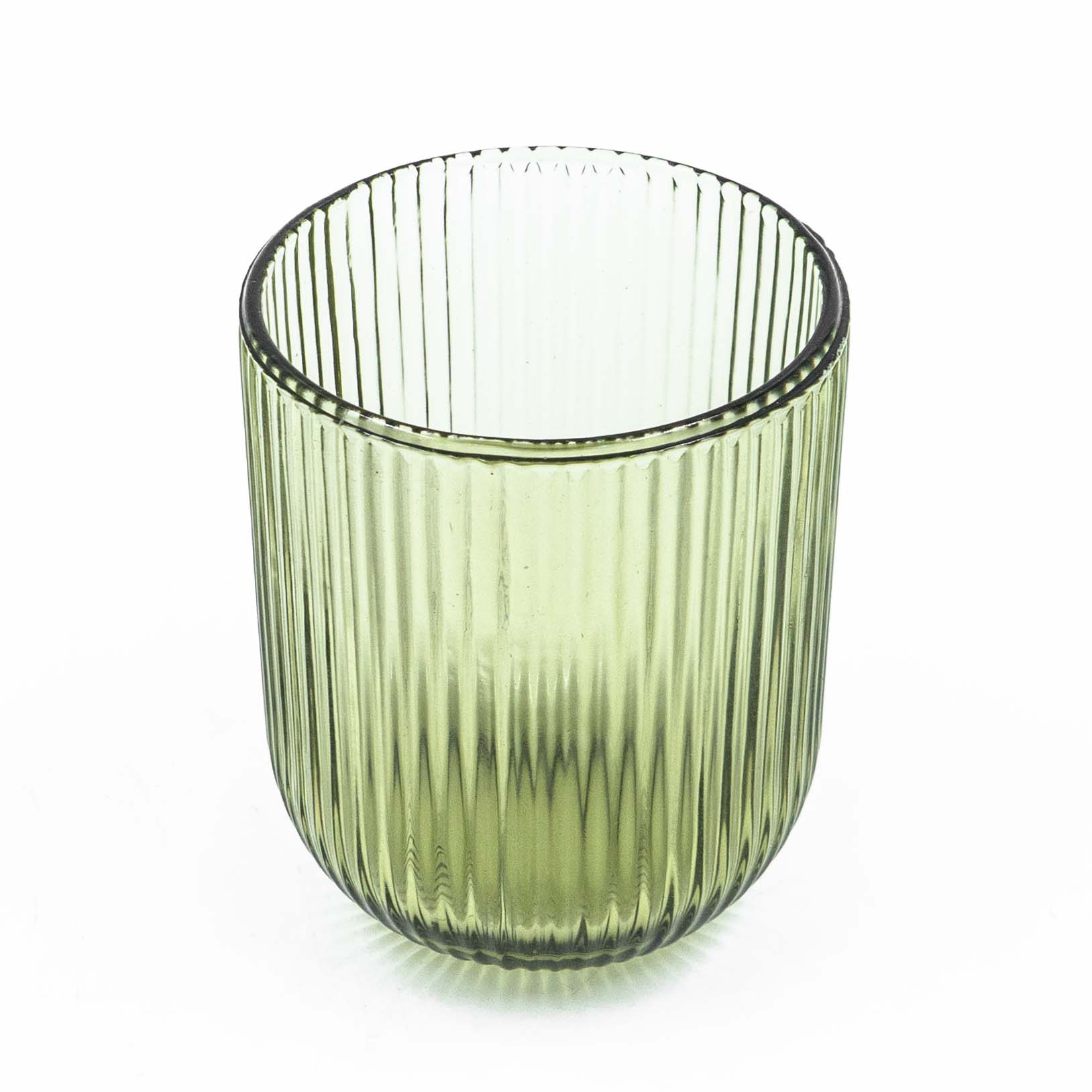 Layla Rock Glass - Green