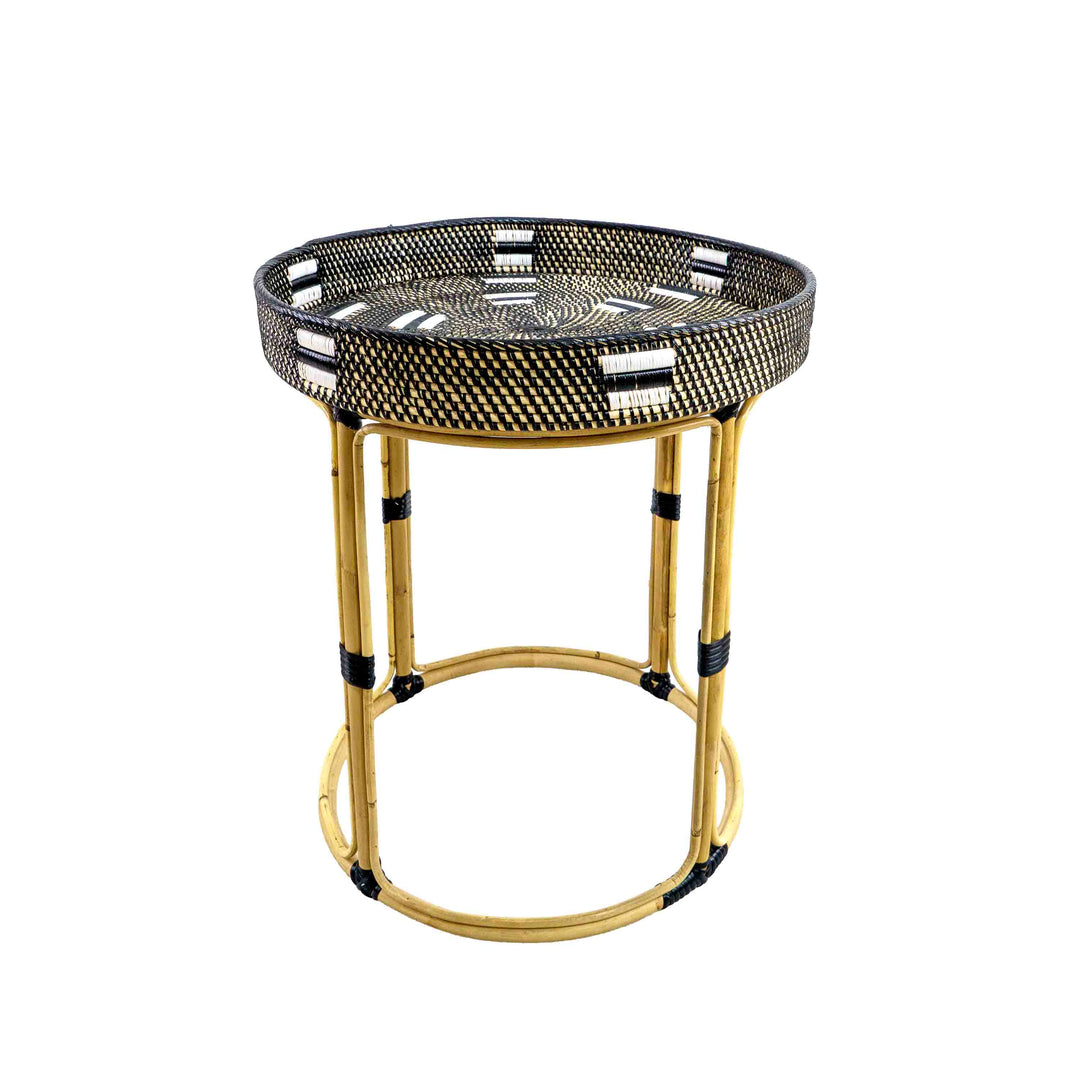 Cane Round Coffee Table