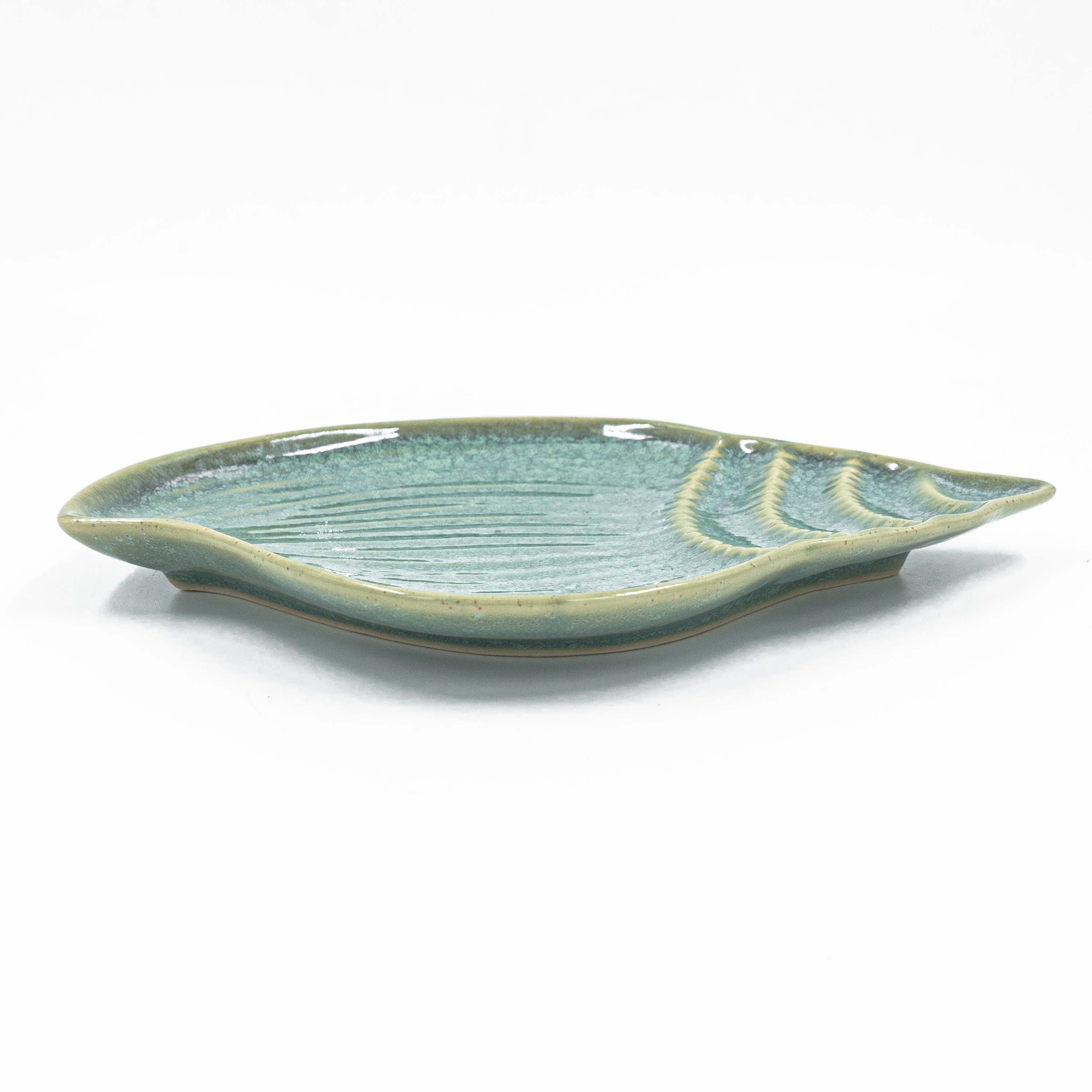 Mona Salad Server Shell Plate