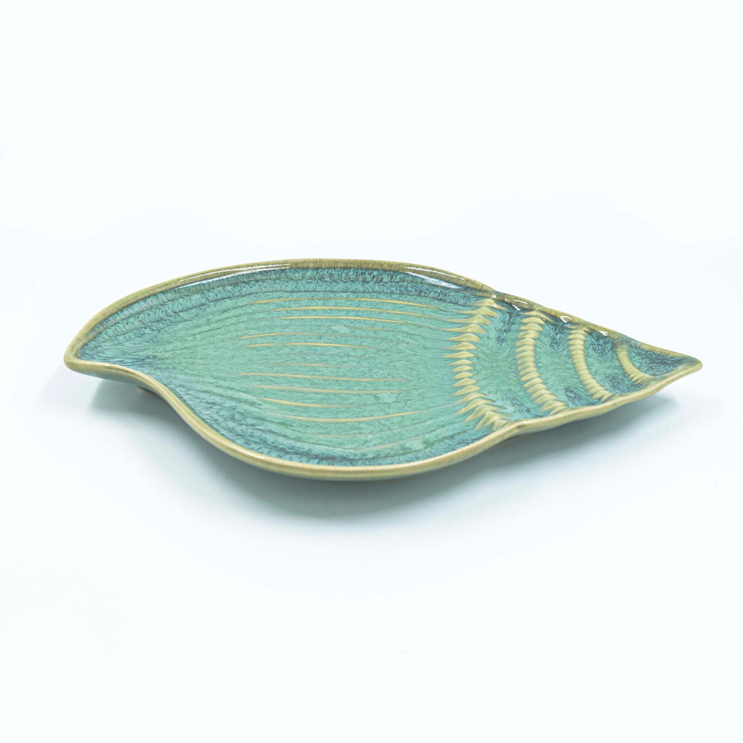 Mona Salad Server Shell Plate