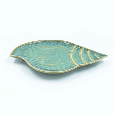 Mona Salad Server Shell Plate