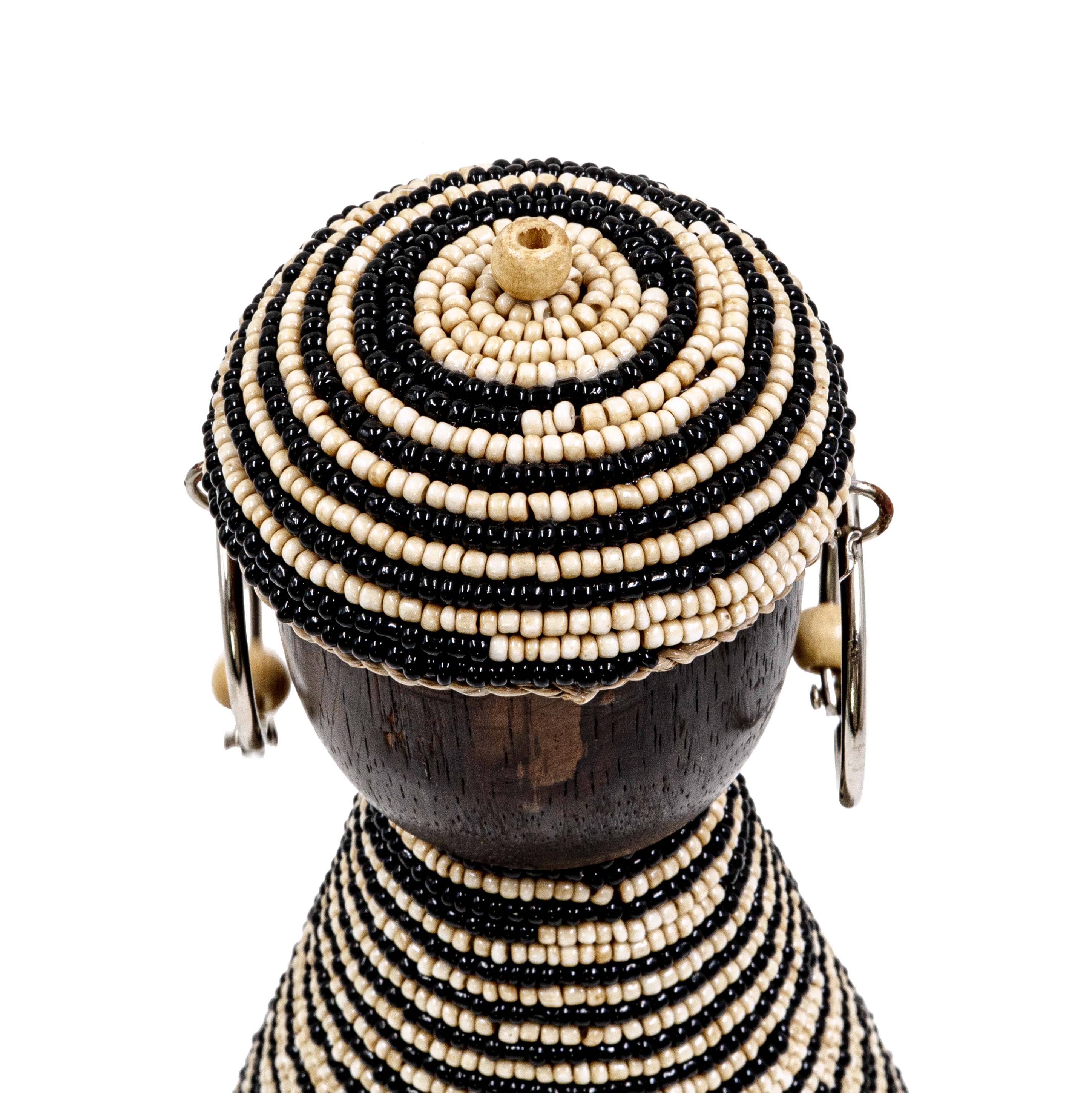 TALO WOODEN FIGURINE WITH JUTE AND BEADS