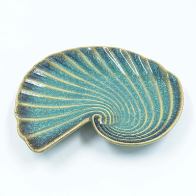 Mona Salad Server Snail Plate