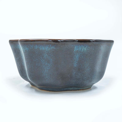 Mona Dessert Bowl Flower Shaped - Blue