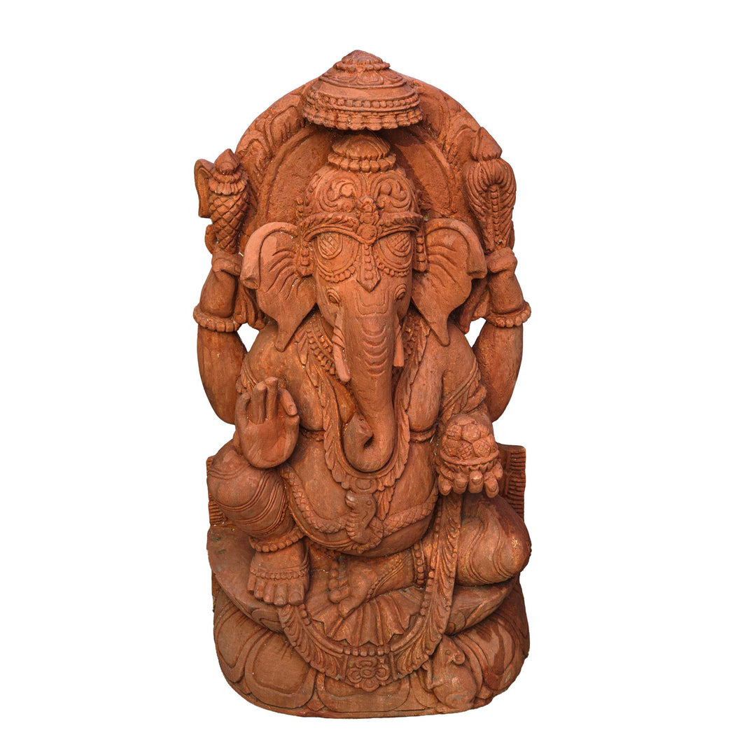 Ganesha Sitting with Umbrella