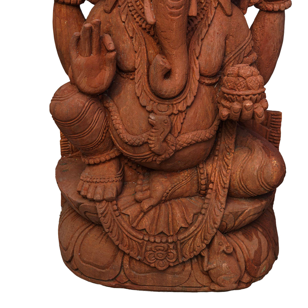 Ganesha Sitting with Umbrella