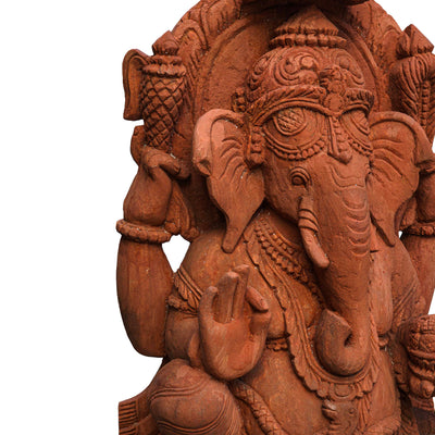 Ganesha Sitting with Umbrella