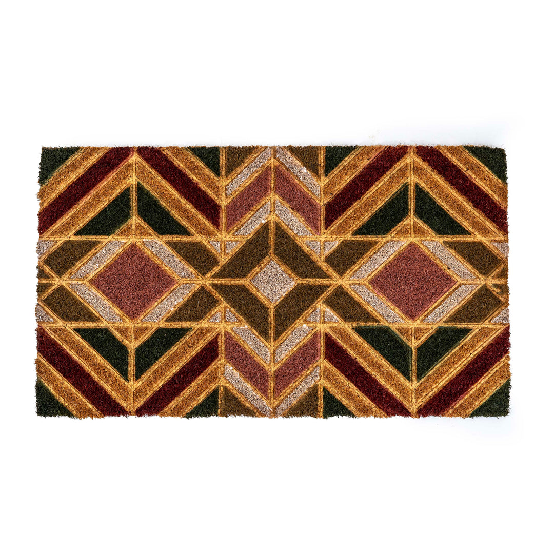 PVC BACKED COIR MAT EMBOSSED