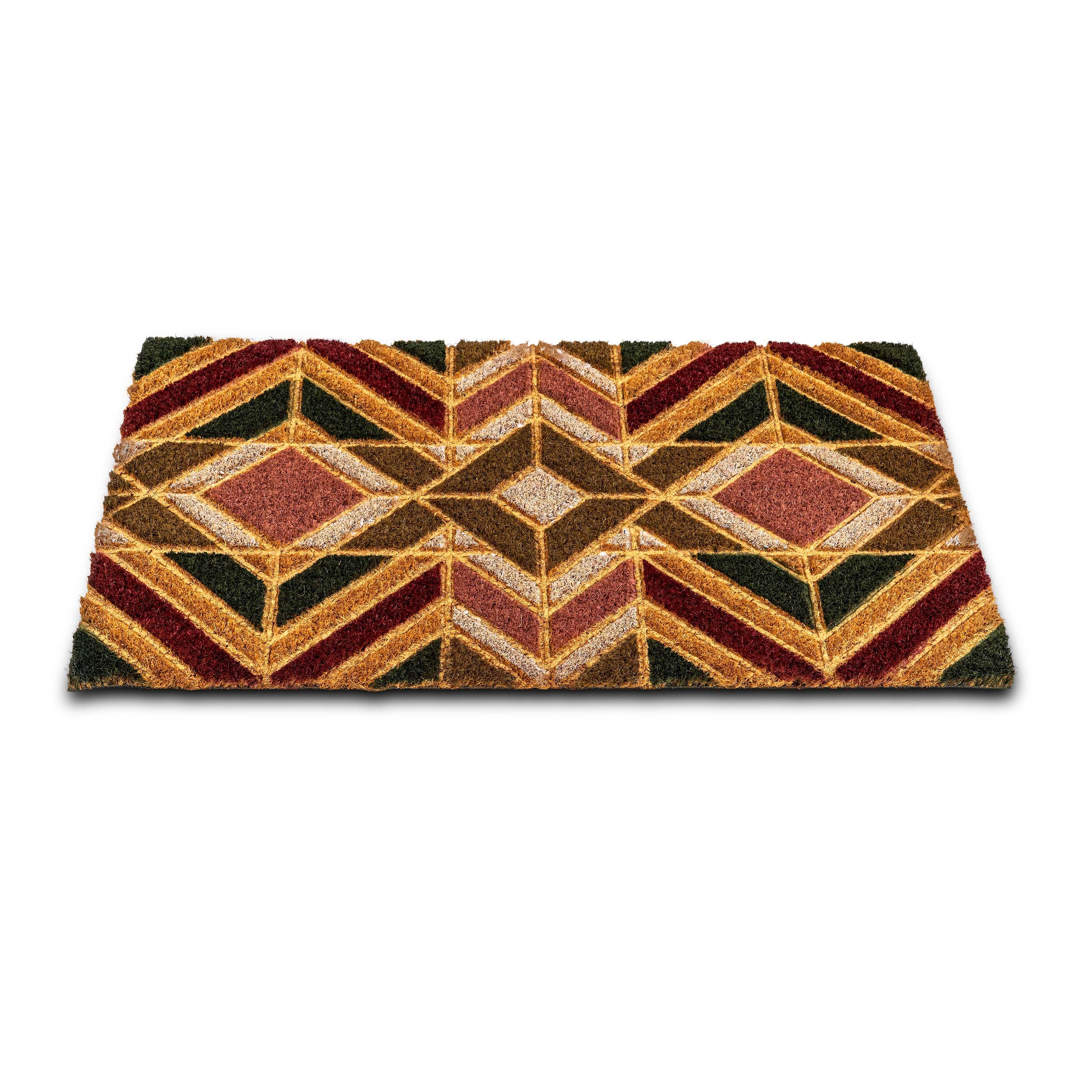 PVC BACKED COIR MAT EMBOSSED