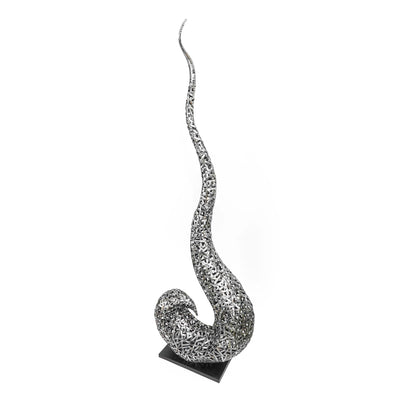 Standing Snail Iron Decor With Stand - 8ft