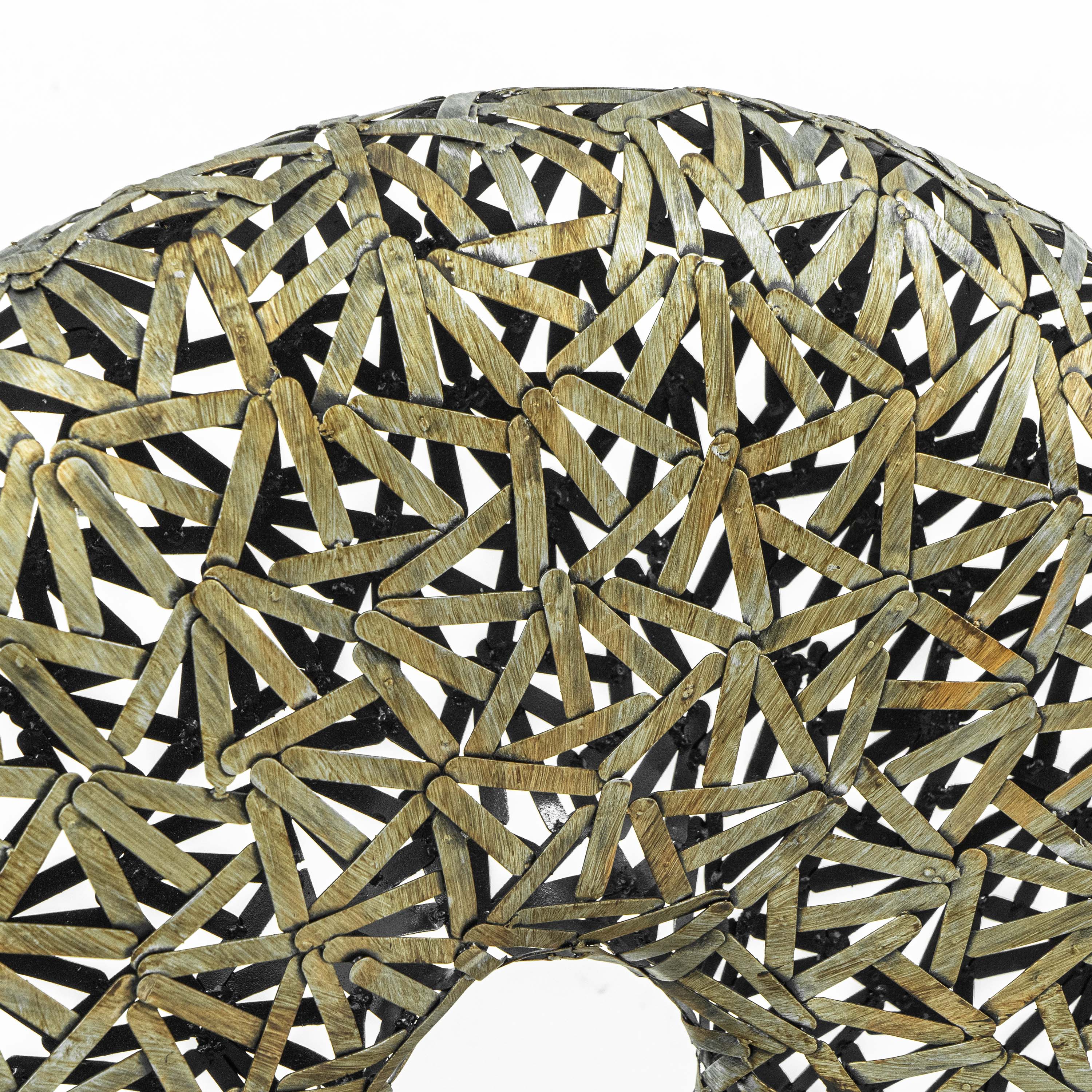 Heavy Willow Row Round Iron Decor - 3ft