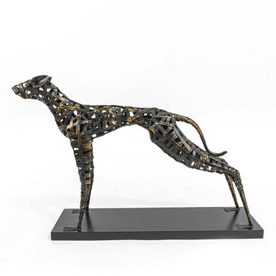 Whippet Dog Decor With Stand - 2.5ft