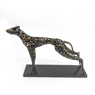 Whippet Dog Decor With Stand - 2.5ft