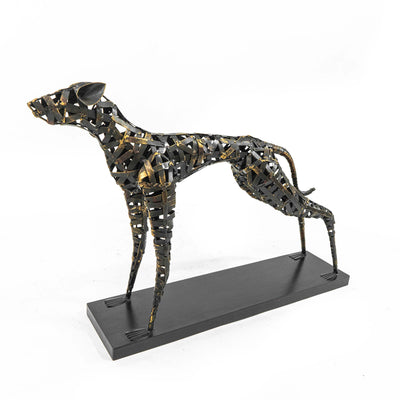 Whippet Dog Decor With Stand - 2.5ft