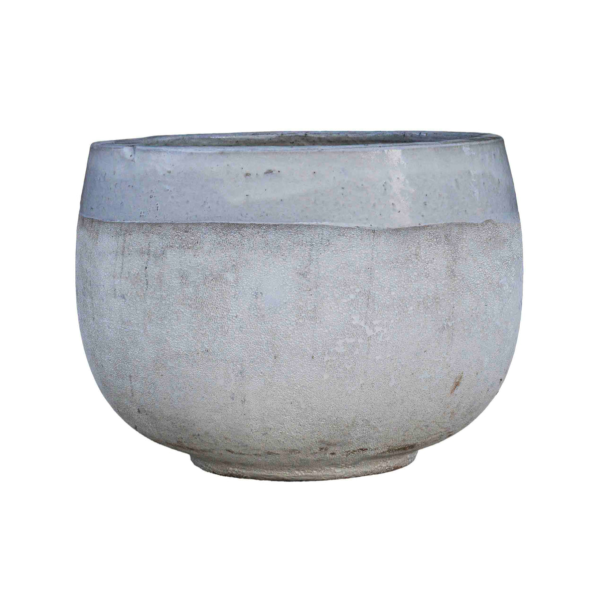 Knoss Ceramic Pot White