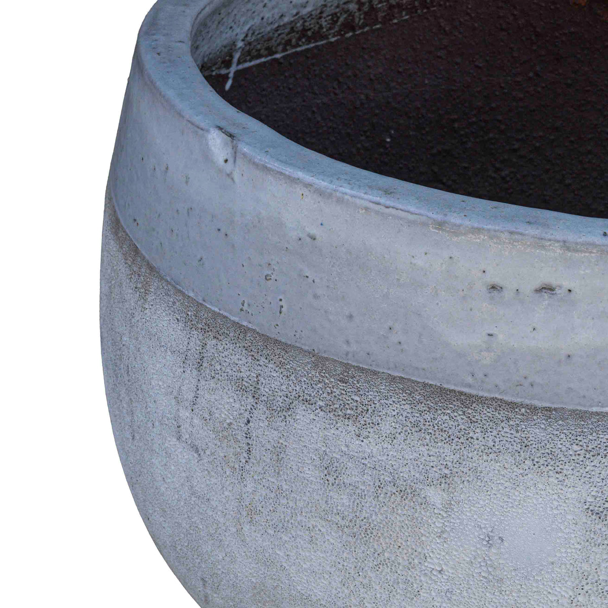 Knoss Ceramic Pot White