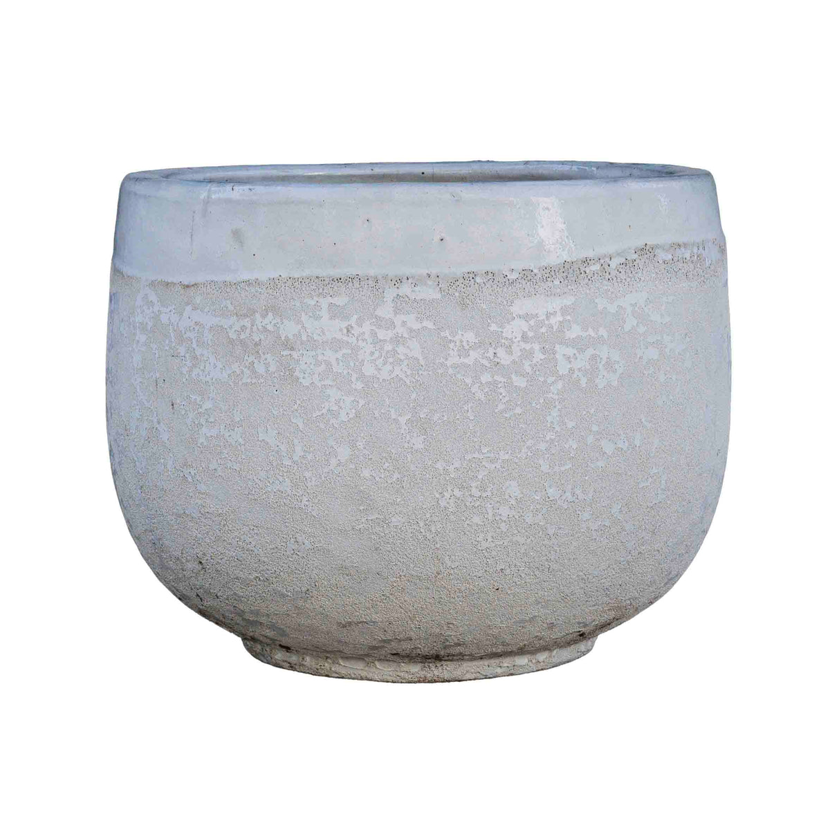Knoss Ceramic Pot White