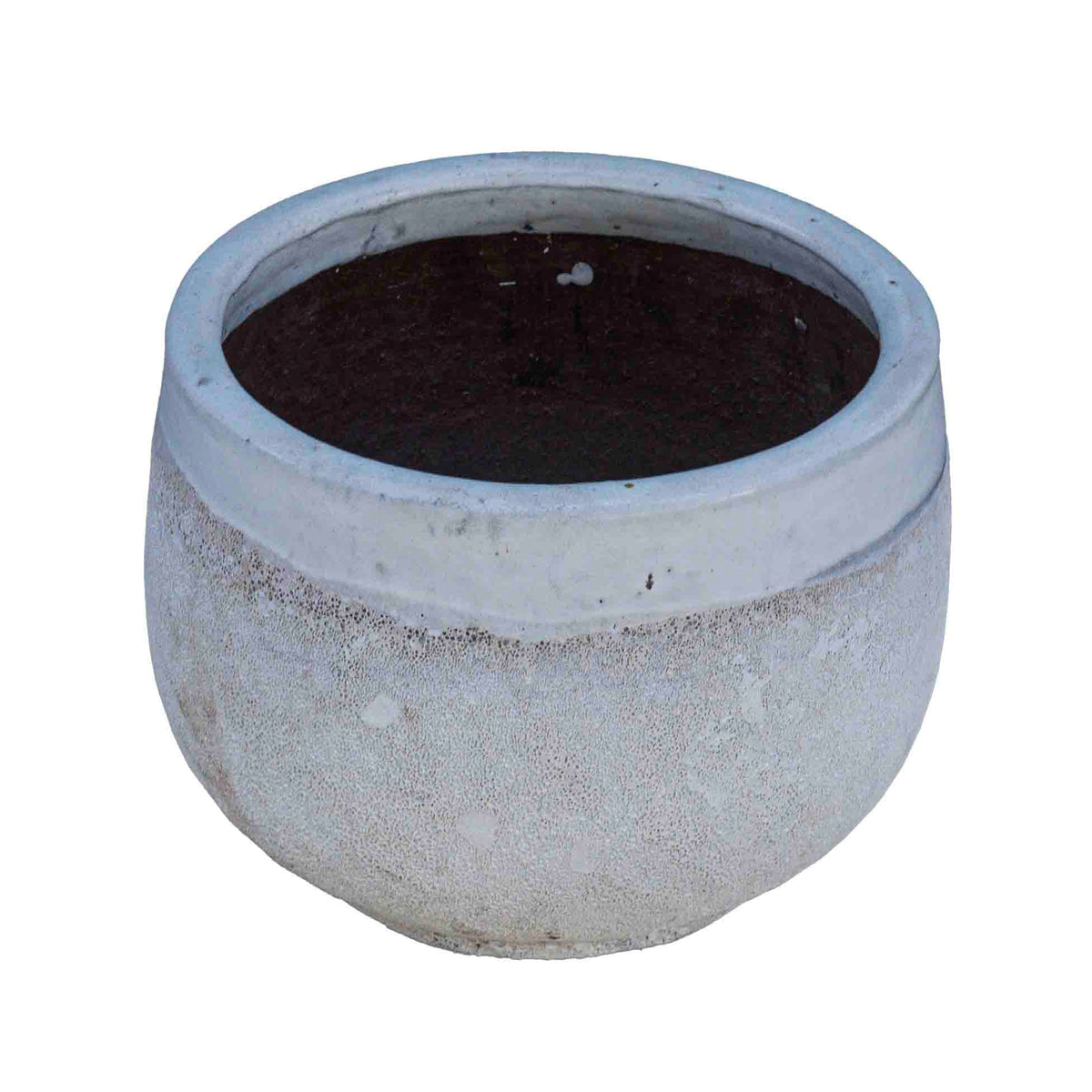 Knoss Ceramic Pot White