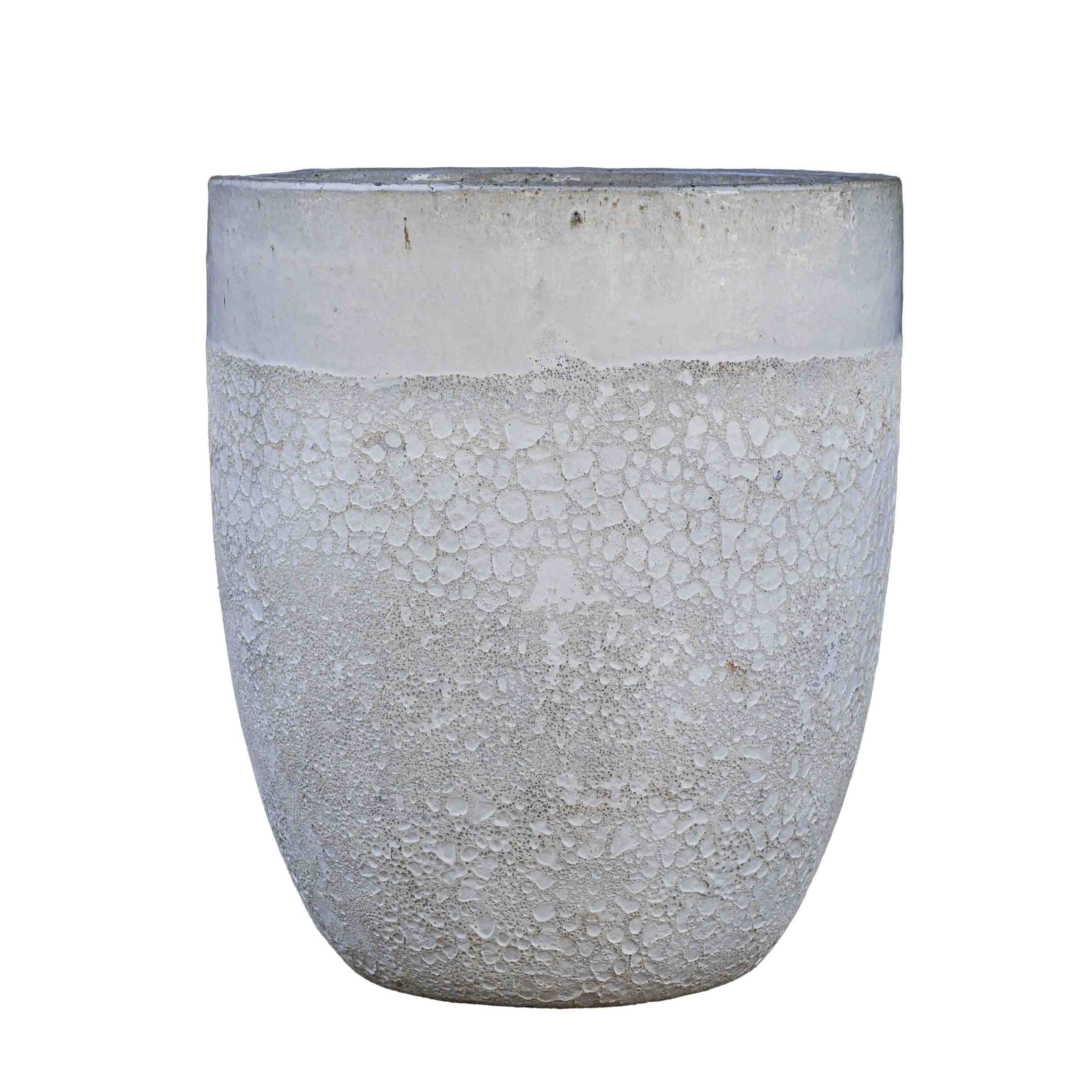 Acardia Ceramic Pot White