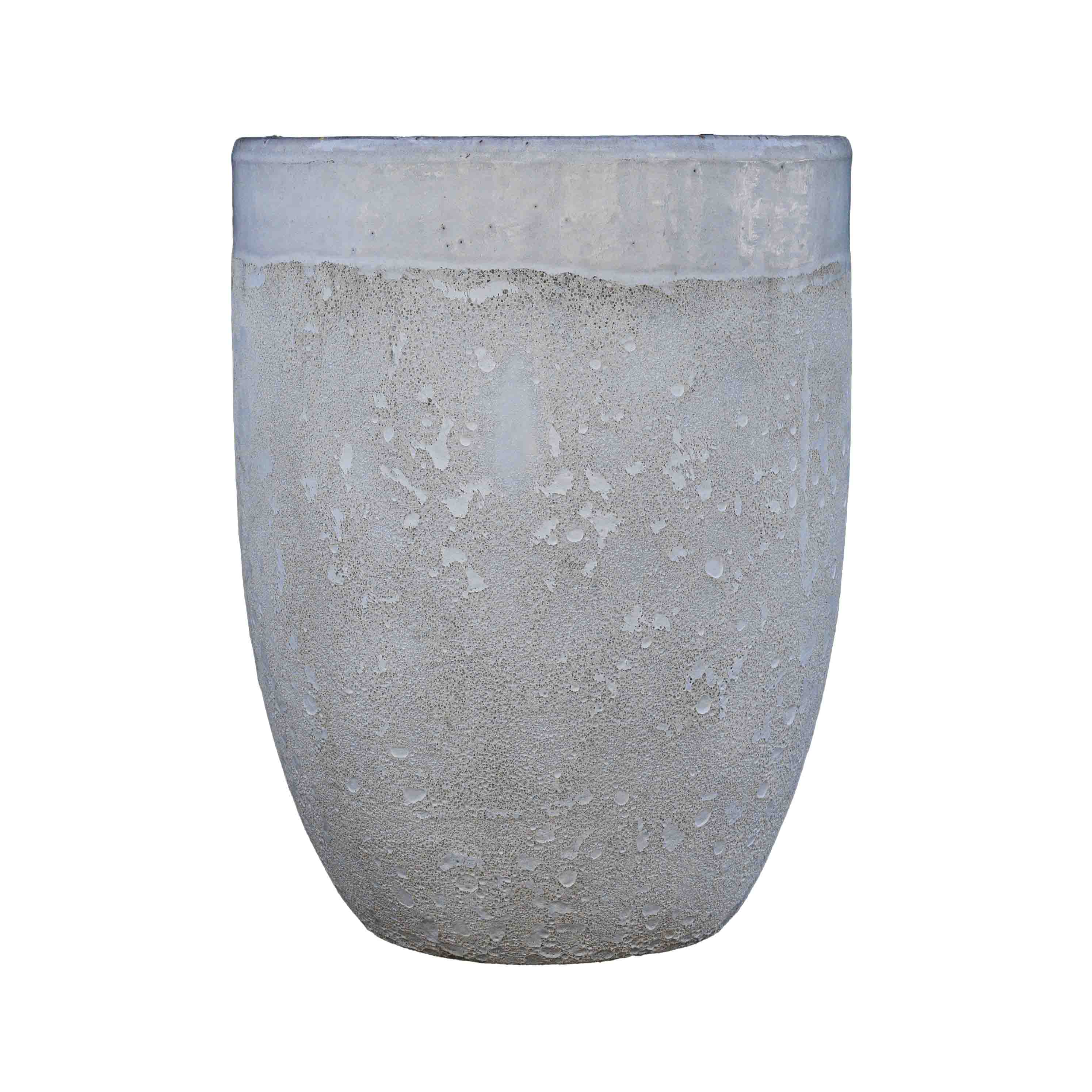 Acardia Ceramic Pot White