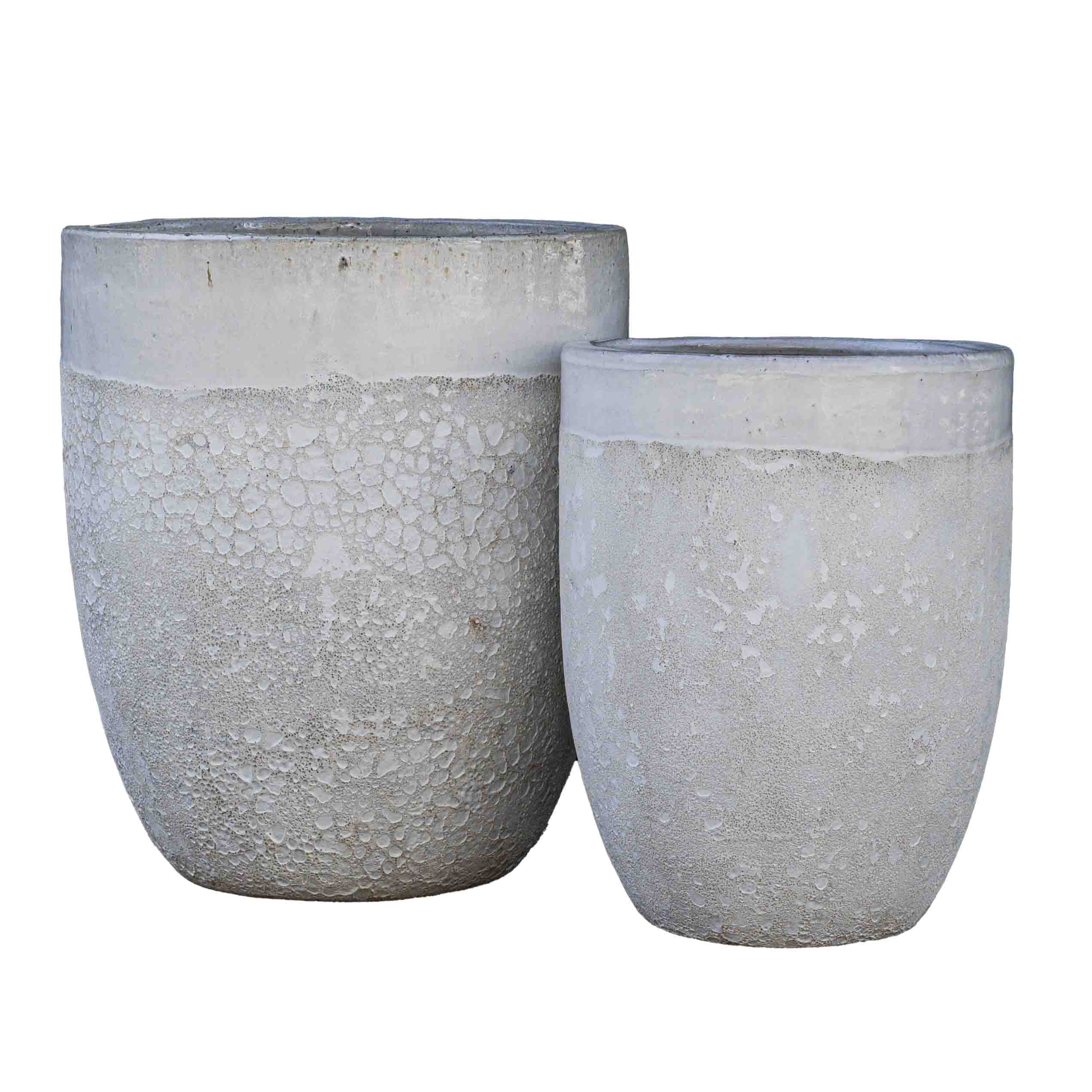 Acardia Ceramic Pot White