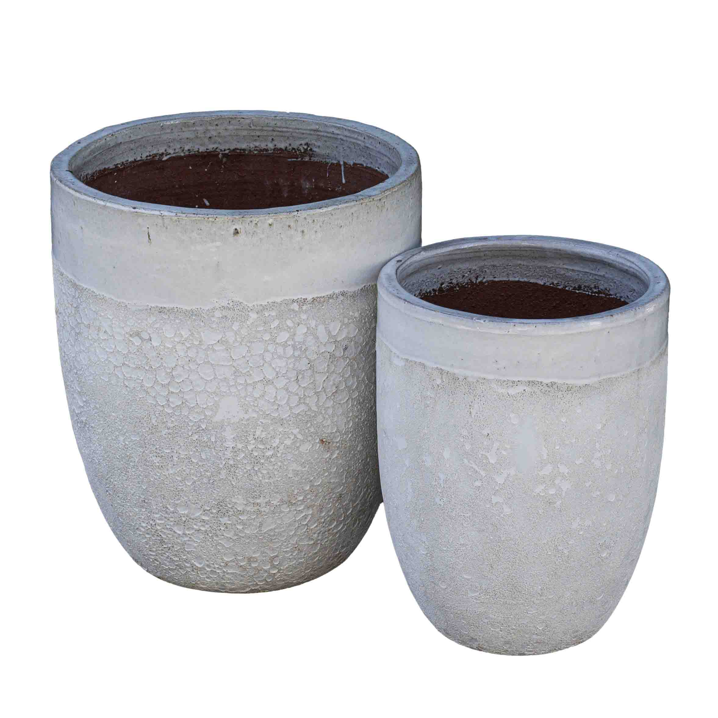 Acardia Ceramic Pot White