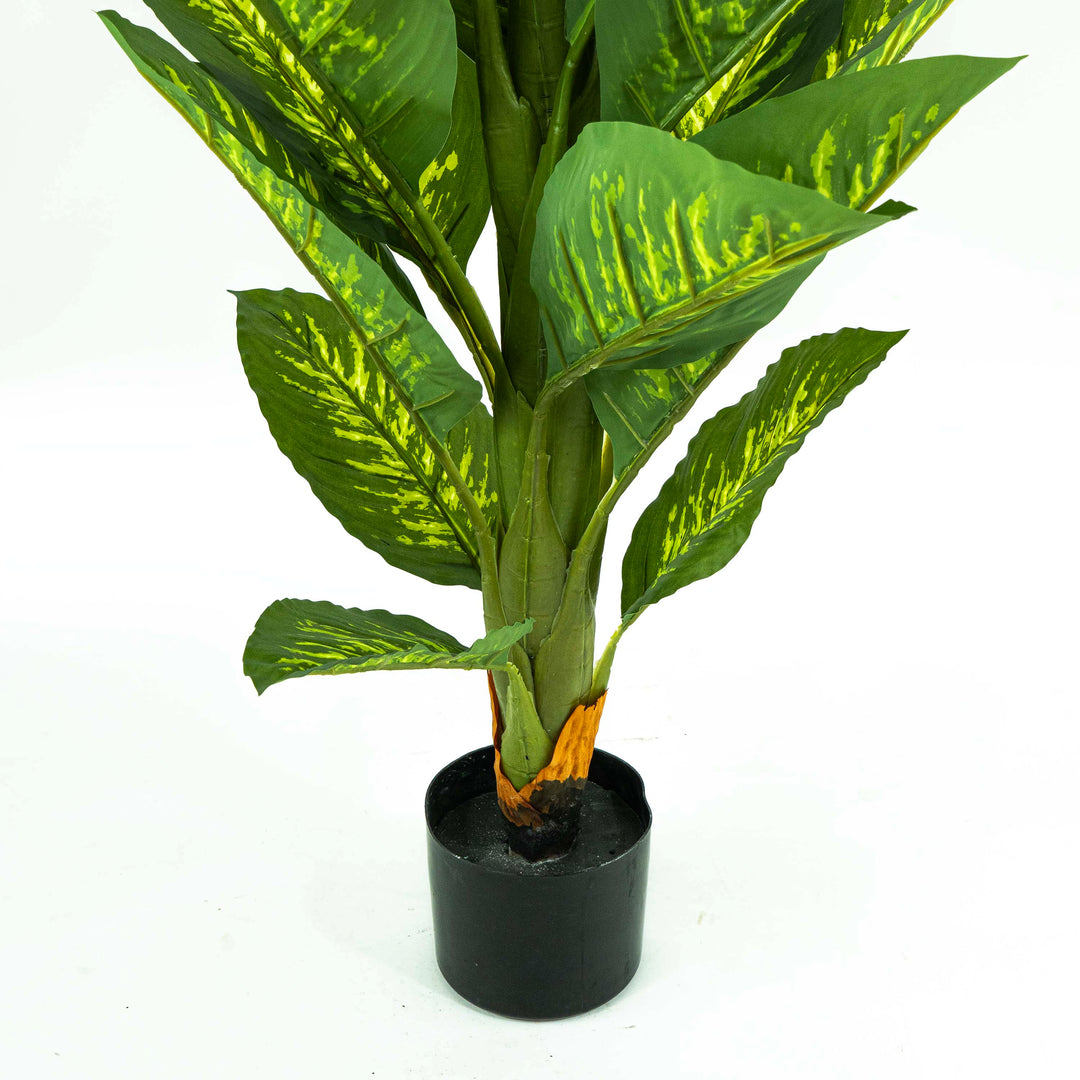 Faux Fiddle Leaf Fig Tree With Pot And Faux Soi - Large 5ft