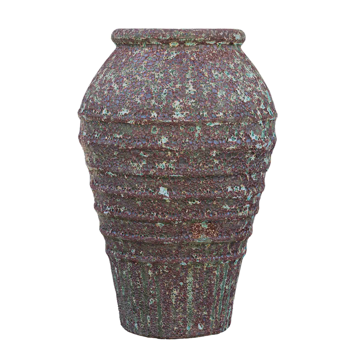Antique Green Ceramic Pot (Large)