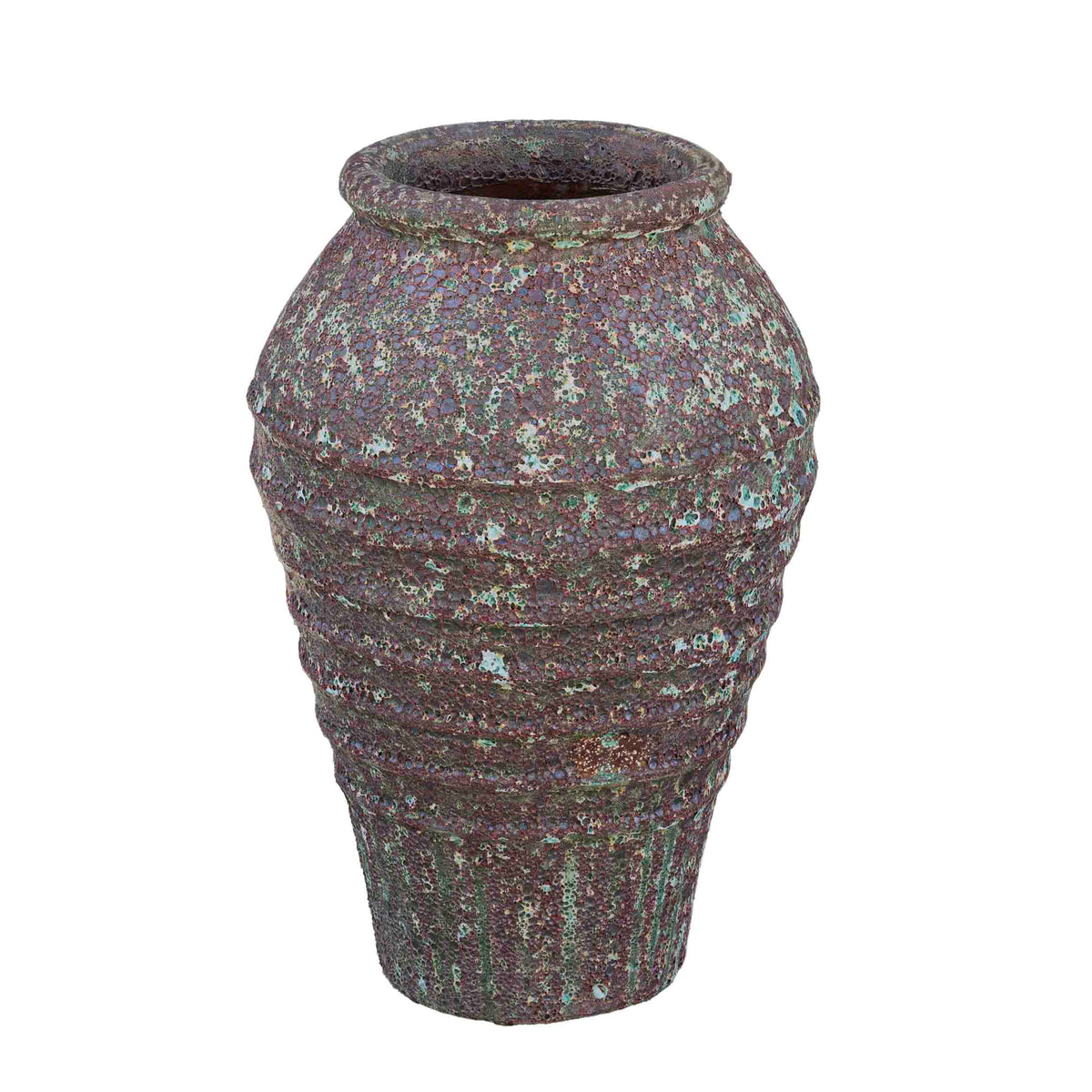 Antique Green Ceramic Pot (Large)