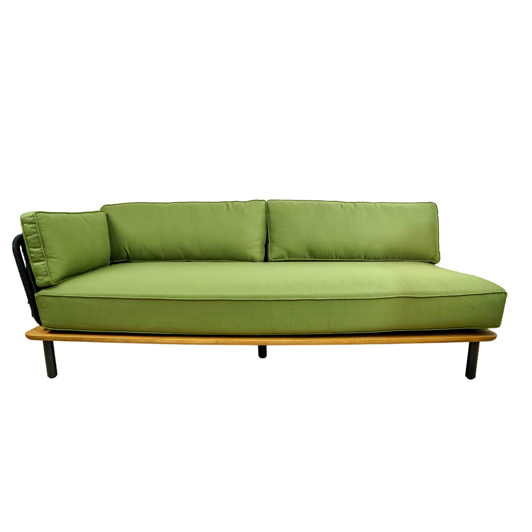 Buch Three Seater Right Corner Sofa Set with Table