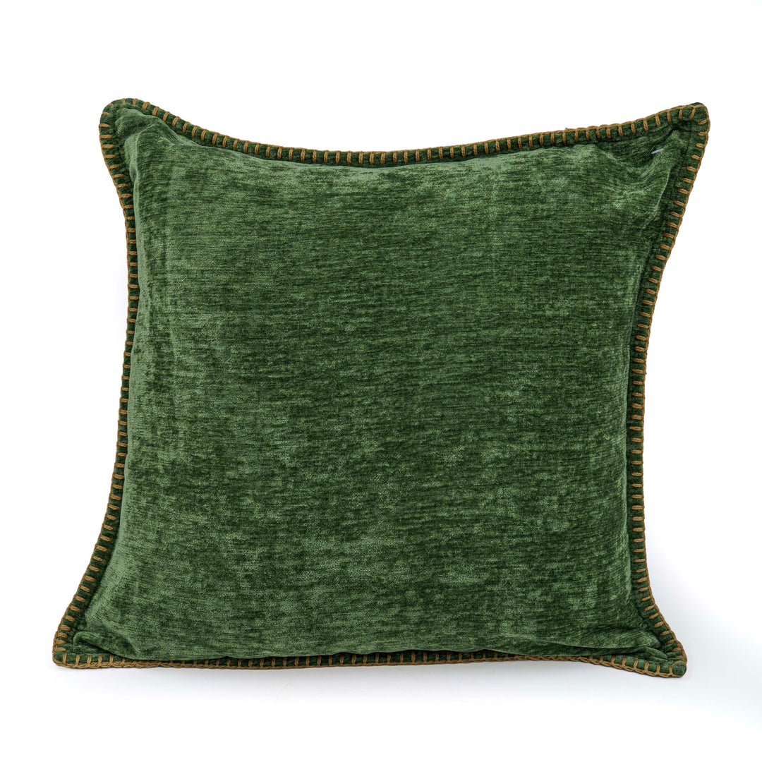 Soft Olive Furry Cushion Cover