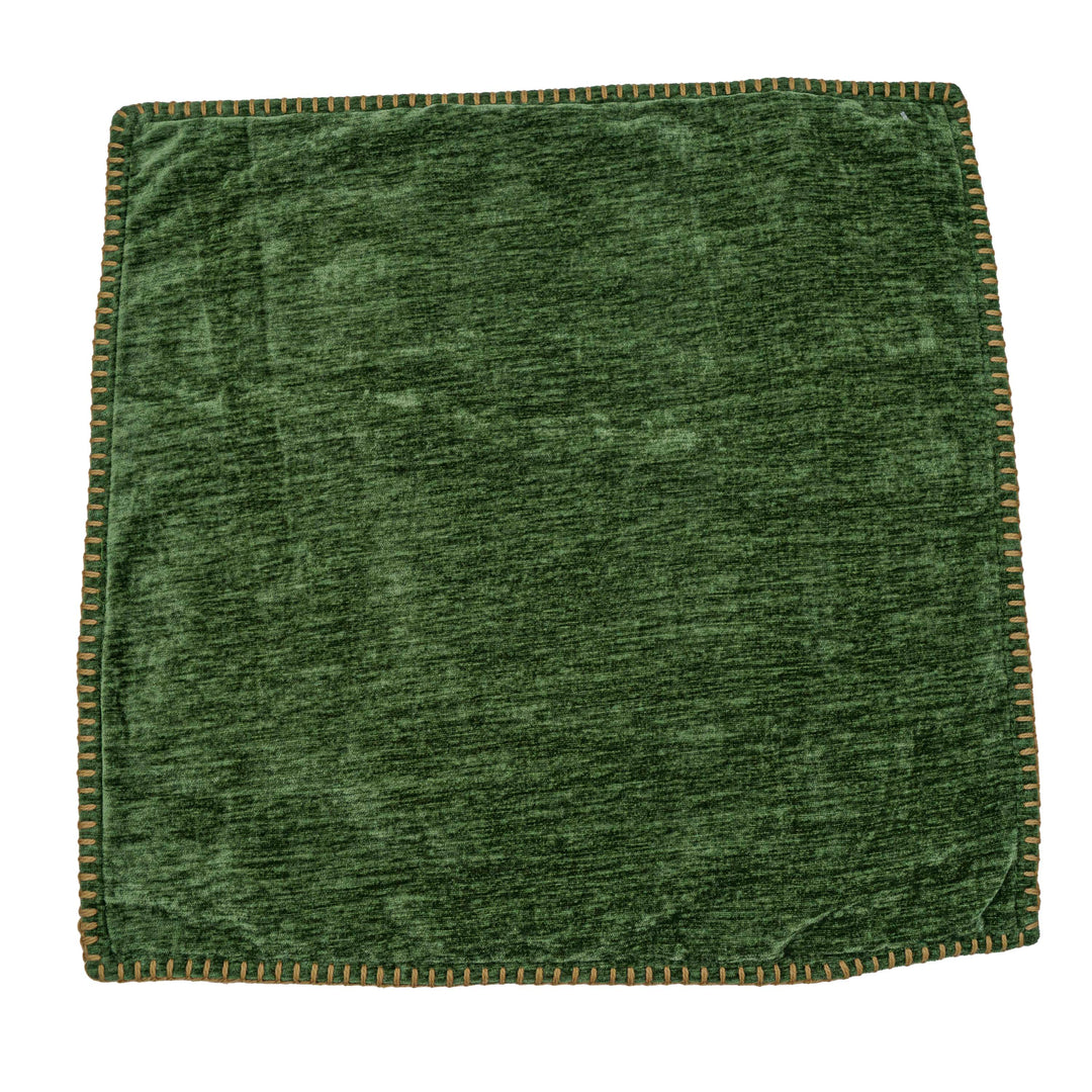Soft Olive Furry Cushion Cover
