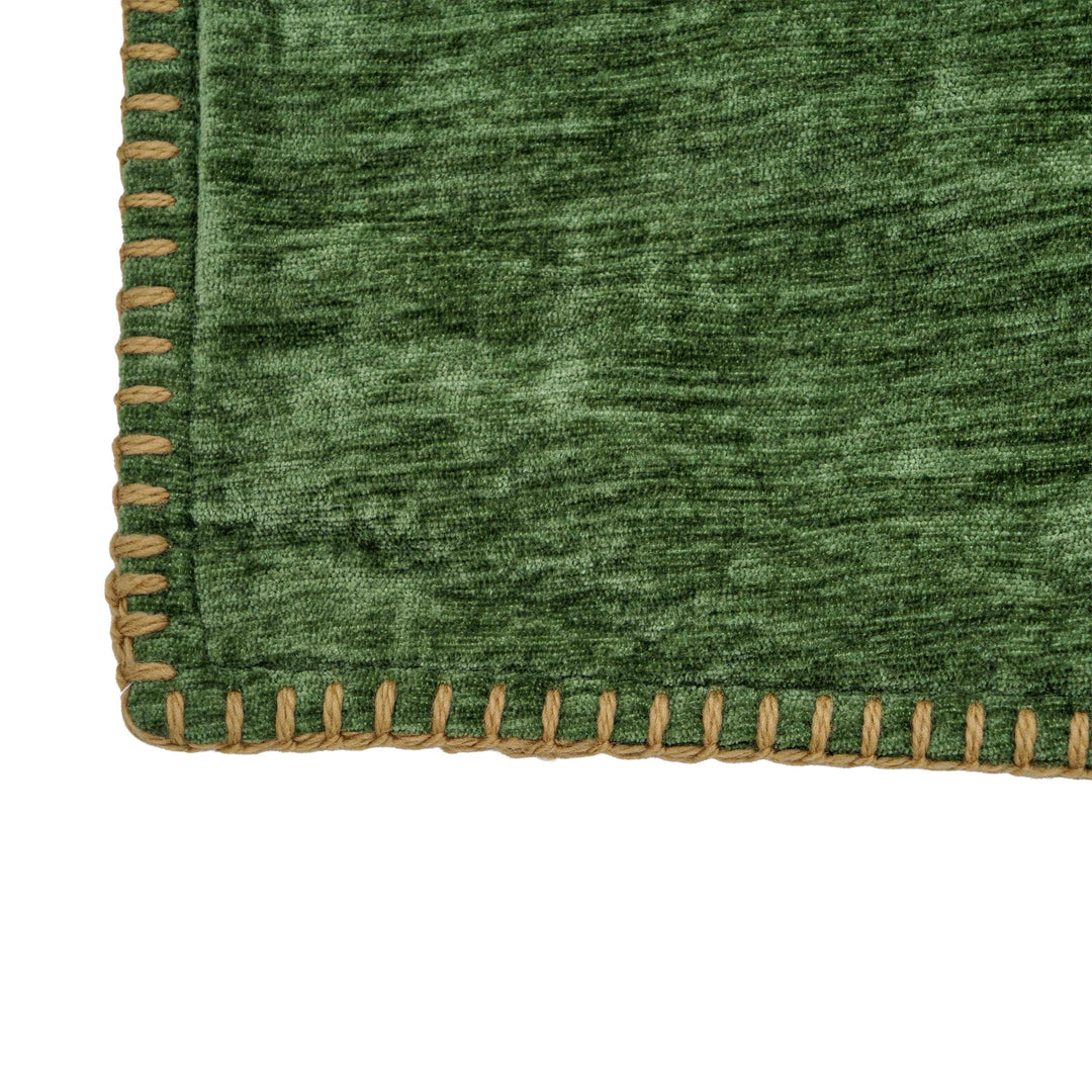 Soft Olive Furry Cushion Cover
