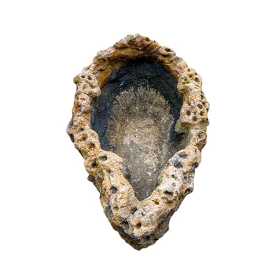 Egg Shaped Stone Bubble Planter