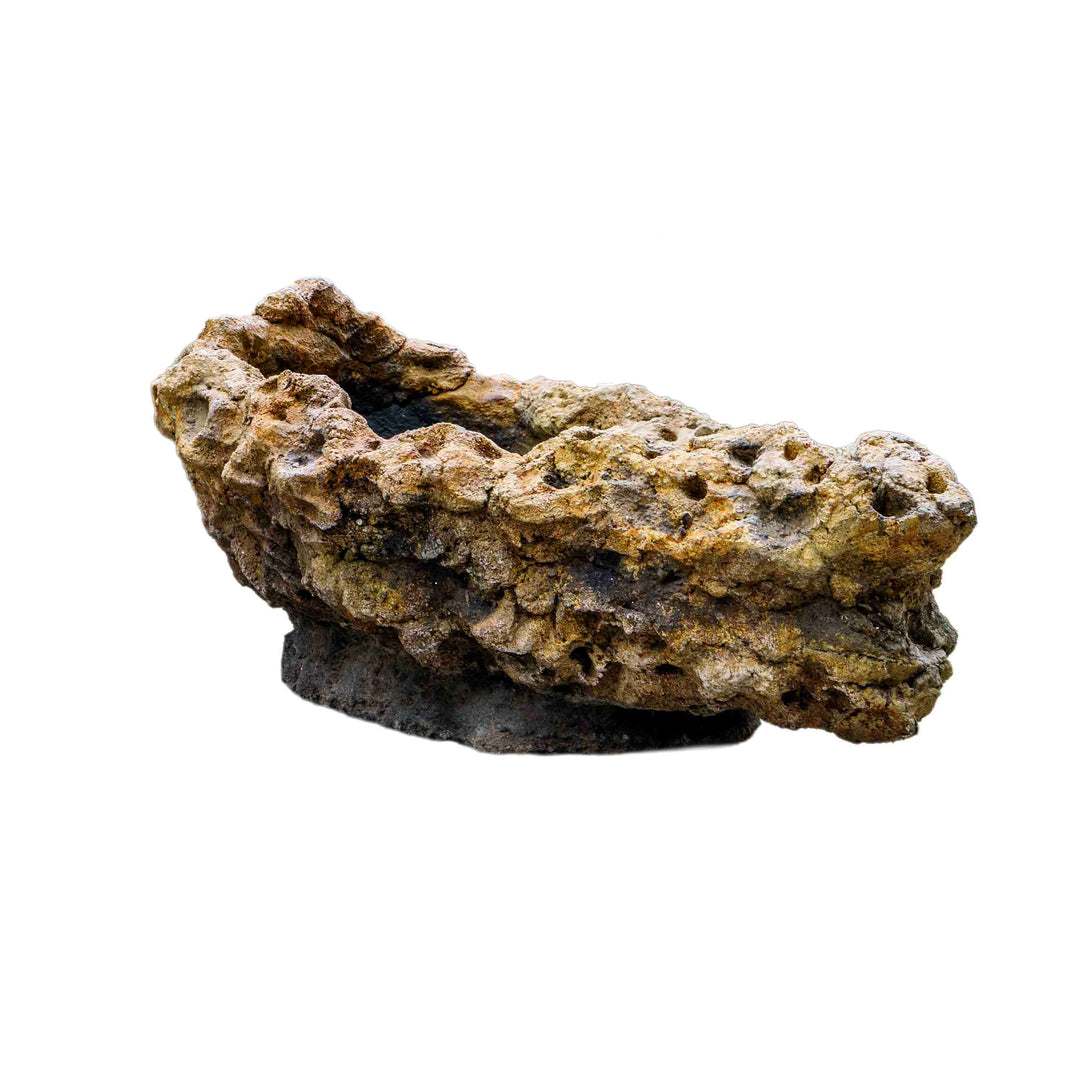 Egg Shaped Stone Bubble Planter