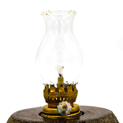 Lamp Stone with Glass Holder