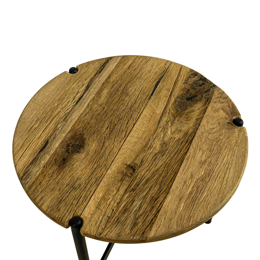 Recycled Oak Side Table