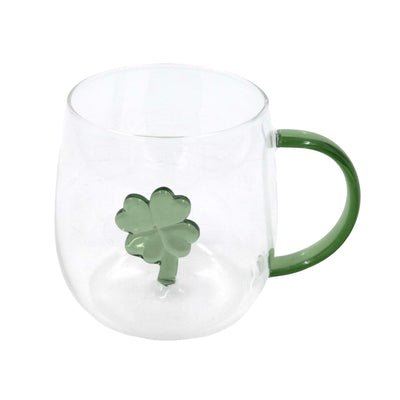Flower Glass Mug